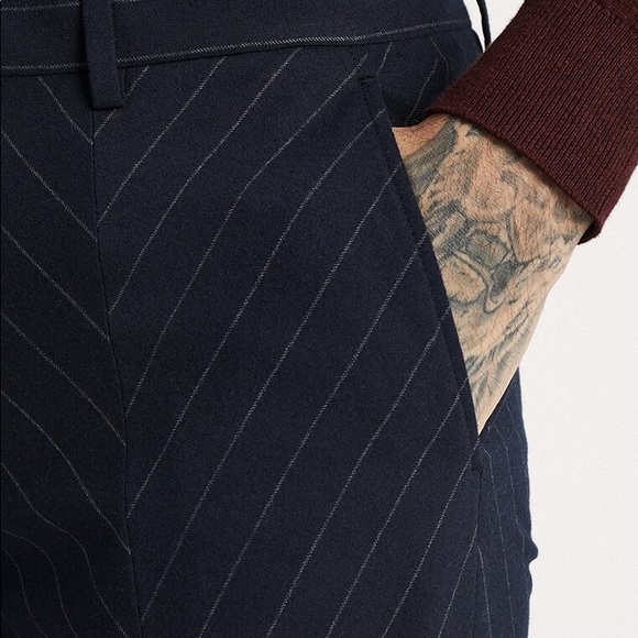 I need this Twisted Tailor navy pinstriped suit - Picture 4 of 8